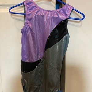 purple gymnastics leotard